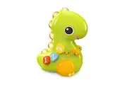 Bright Starts Go, Go, Dino Crawl Count Activity Toy for Infants - Rolls, Lights Up, Plays Music and More, Ages 6 Months+