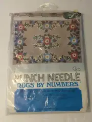 Vintage Punch Needle Rugs By Number Vogart Crafts 24x36 In Cape Cod Number 1500D
