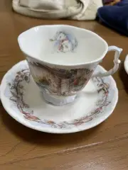Royal Doulton Brambly Hedge Winter Cup & Saucer Bone China Jill Barklem New
