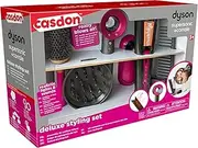 [Casdon] Dyson Supersonic & Corrale Deluxe Toy Hair Dryer and Straightener Styling Set, Grey (73550)