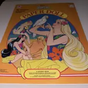 Tropical Barbie Paper Doll Book Whitman Golden New! Uncut!