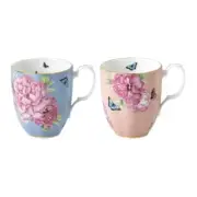 Royal Albert Miranda Kerr for Set of 2 Friendship Hope & Tranquillity Mugs 10.8X