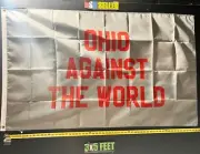 Ohio State Flag FREE SHIPPING 2 Against The World B Beer Dorm Room Sign USA 3x5'