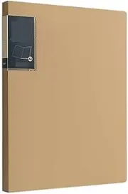 File Folders A4 Folder with Transparent Inserts 60 Page PP Data Book Multi-Layer Contract Document Organizer Binder