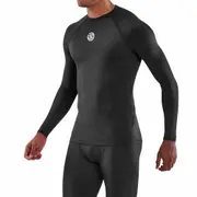 Skins Men's Series-1 Running/Gym Long Sleeve Top Black