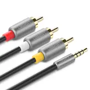 AV138 1.5M 3.5mm to AV 3RCA Audio Video Cable for Xiaomi TV Box