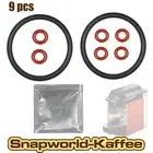 8x Seal for nespresso Delonghi Krups Pixie Inissia EN80 Essenza Mini+Grease