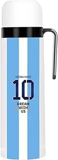 CUOPRU Double Wall Stainless Steel Vacuum Insulated Bottle for Yerba Mate, Coffee, Water, Tea, 32oz, BPA Free, Argentina Captain NO.10 Style