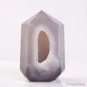 378g92mm Druzy Agate Geode Tower Point Natural Crystal Polished Quartz Healing