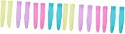 Healeved 2sets Non-slip Cuticle Scissor Handle Cover Cuticle Cutter Handle Sleeve Silicone Ergonomic Design Easy Installation 4pairs*2 Random Color