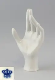 9942224 Wagner & Apel Hand Porcelain Ring-Ständer Jewellery H23cm