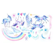 Wallpaper Decals Cute Rainbow Cloud Star Heart Removable Stickers Wall Decals & Stickers