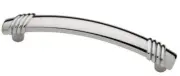 (5 Pack) 3-3/4 inch Chrome Highlights Knuckle Pull Polished Chrome