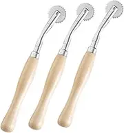 COHEALI Hand Sewing Tool Serrated Spacing Wheel 3pcs Scanning Line Wheel for Tailoring and Craft Projects