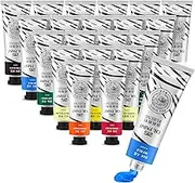 Paul Rubens Oil Paint, 20 Colors*50ml LargeTubes, Professional Oil Colors with High Saturation, Creamy Texture and Consistency,Oil Paint Supplies for Artists, Students, Beginners-B Set