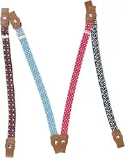 [OATIPHO] 4 Pack Kids Elastic Waist Belts Boys Girls Stretchy Belts Pants Dresses