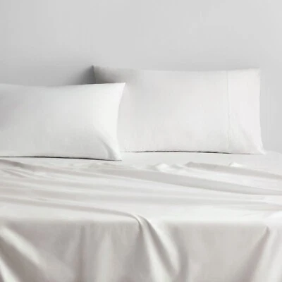NEW $399 SHERIDAN BED SHEET SET COTTON SATIN QUEEN 500tc .