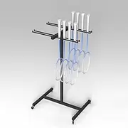 Tennis Racket Storage Rack,Racket Storage Rack, Mobile Display Rack，Badminton Organizer Stand, Metal Tennis Racket Holder, Tennis Racket Storage Rack Display Racks, Vertical Heavy-Duty Mobil