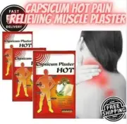 Capsicum Pain Relieving Hot Patches 6 Pcs Plaster Large Shoulder Patch 12x18 cm