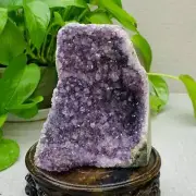 940g Natural Amethyst Geode Mineral Specimen Crystal Quartz Energy Decoration
