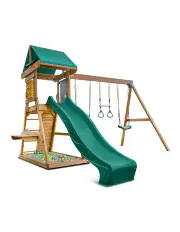 [Lifespan Kids] Birmingham Play Centre Set With Slide 2.2m in Green