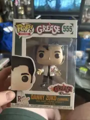 Danny Zuko Pop 555 - Grease Funko Pop! 2018 - Vaulted + Protector