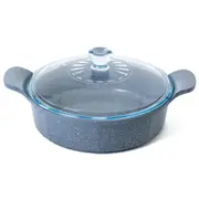 Neoflam 24cm Low Casserole Pot Induction Marble