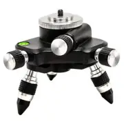 Laser Level Adapter Micro-adjust Fine Metal 360-Degree Rotating Base Tripod C...