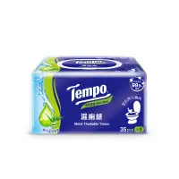 在飛比找蝦皮商城優惠-Tempo清爽蘆薈濕式衛生紙3包裝X8袋