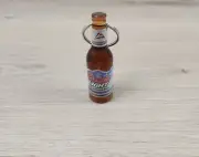Coors Light Bottle Opener Keychain 3" Plastic