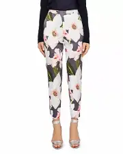 NWT TED BAKER LONDON (2) 6 Chatsworth tapered pants trousers slacks floral crop