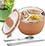 Warm Thermal Lunch Box for On the Go Portable Leak-proof Container for Salads School Camping & On the Go