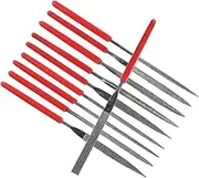 Gadpiparty Diamond File Kit 10 Small Metal Needle Files for Jewelry Wood Metal and Glass Crafting