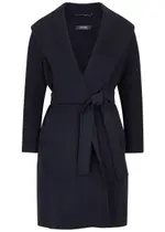 S Max Mara Messi Wool Jacket - Navy - 14 14