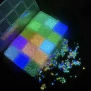 5250Pcs 3mm Luminous Glass Seed Beads Set Glow For DIY Crafts Jewelry Making