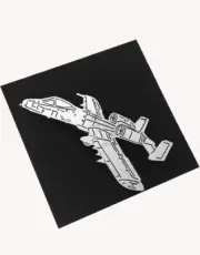 Badge pin airplane aircraft A-10 Warthog