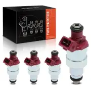 4Pcs Fuel Injectors for Jeep Cherokee Wrangler 1991-1995 Comanche 1991-1992 2.5L (for: Jeep)