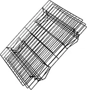 BESPORTBLE Camping Barbecue Shelf 3-Tier Baking Cooling Rack Grill Rack Carbon Steel Grates