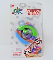 Giggle Zone GZ Squeeze & Snap Compact/Small Sensory Fidget FunToy Multicolor NEW