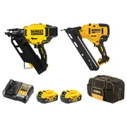 DeWALT 18V XR 5.0Ah 2 Piece Nailer Kit DCZ245P2-XE