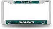 Rico NHL Sharks Plastic Frame, 15 x 8, Logo Color