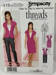 Simplicity 1919 Jackets Skirt Pants Sz 16 18 20 22 24 Sewing Pattern UC FF OOP