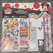 Disney Mickey Mouse &Friends- Mickey Page Kit Scrapbook/Stickers/12x12Paper