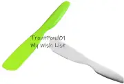 Tupperware Sandwich Spreader Cake Pie Slicer Set 2 Kitchen Utensils White Green