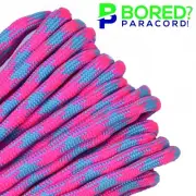 Cotton Candy - 50 FT - 550 Paracord Rope 7 strand Parachute Cord