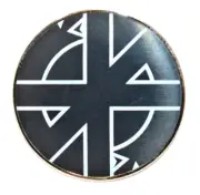 Crass Logo Enamel Pin Brooch Punk Badge Music Band Ignorant Anarcho 70's Crust