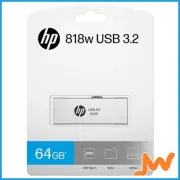 HP x818w 64GB USB 3.2 Flash Drive - Silver Metal
