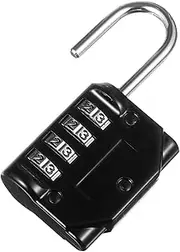 Yardenfun Indoor/Outdoor Safe Home Lock 1pc Luggage Combination Padlock Metal for Gym School Pool Family Use