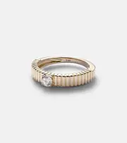 [Stone and Strand] Stone and Strand Cher 14kt gold ring with diamonds P gold
