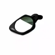 Hafny Bar End Bike Mirror Stainless Steel Safe Rearview Mirror MR086 (Black)